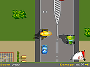 Gioco online Giochi di Macchine che Sparano - Road Rage